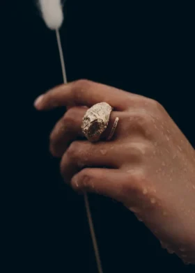 Bague Eroz, édition plaquée or 24 carats