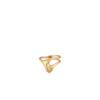 Bague Eroz Fine Edition, plaquée or 24 carats