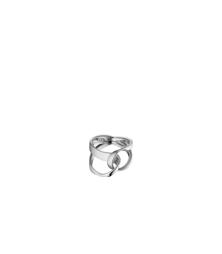 Bague Éole, édition en laiton plaqué argent rhodié