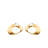 Boucles d’oreilles créoles Éole, édition plaquée or 24 carats
