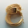Boucles d’oreilles créoles Rozo Édition Rattan