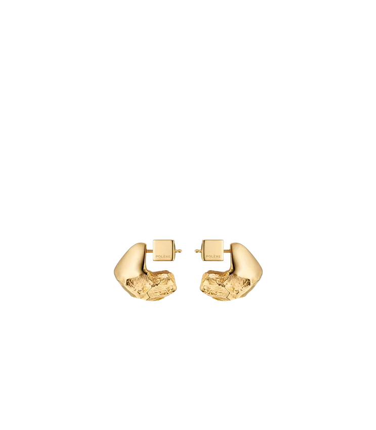 Boucles d’oreilles Eroz Edition plaquées or 24 carats
