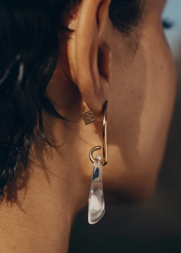 Boucles d’oreilles Naé Édition Verre