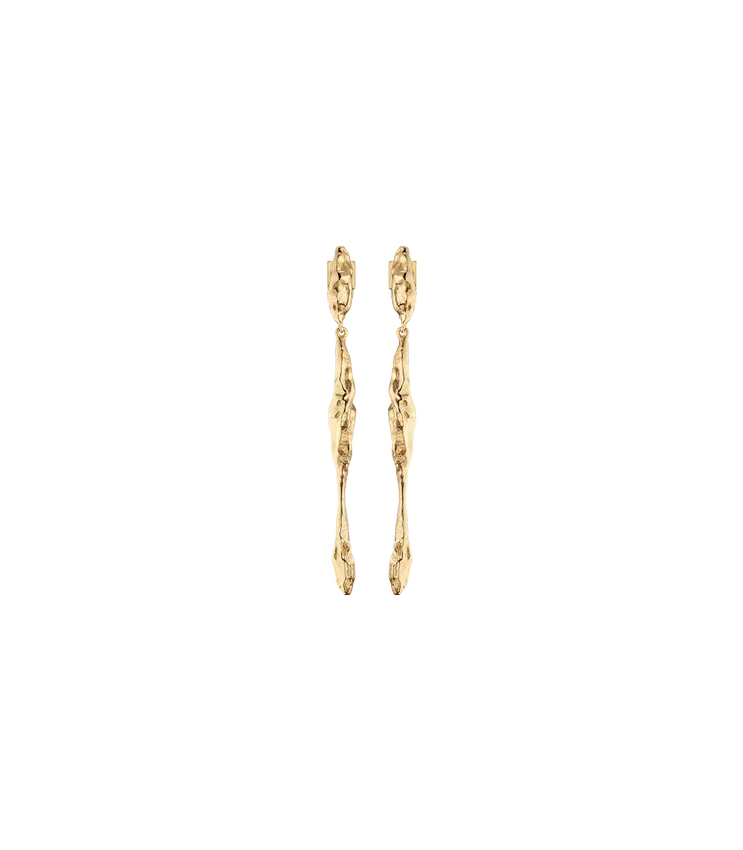 Boucles d’oreilles pendantes Eroz, édition dorée