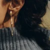 Boucles d’oreilles pendantes Eroz, édition dorée