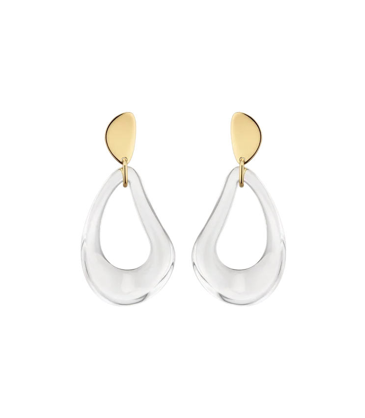 Boucles d’oreilles pendantes Naé Édition Verre