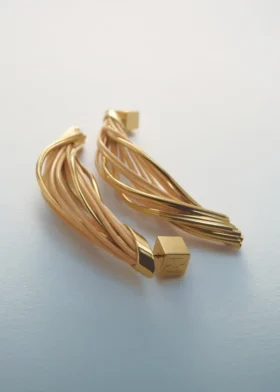 Boucles d’oreilles pendantes Rozo Édition Rattan