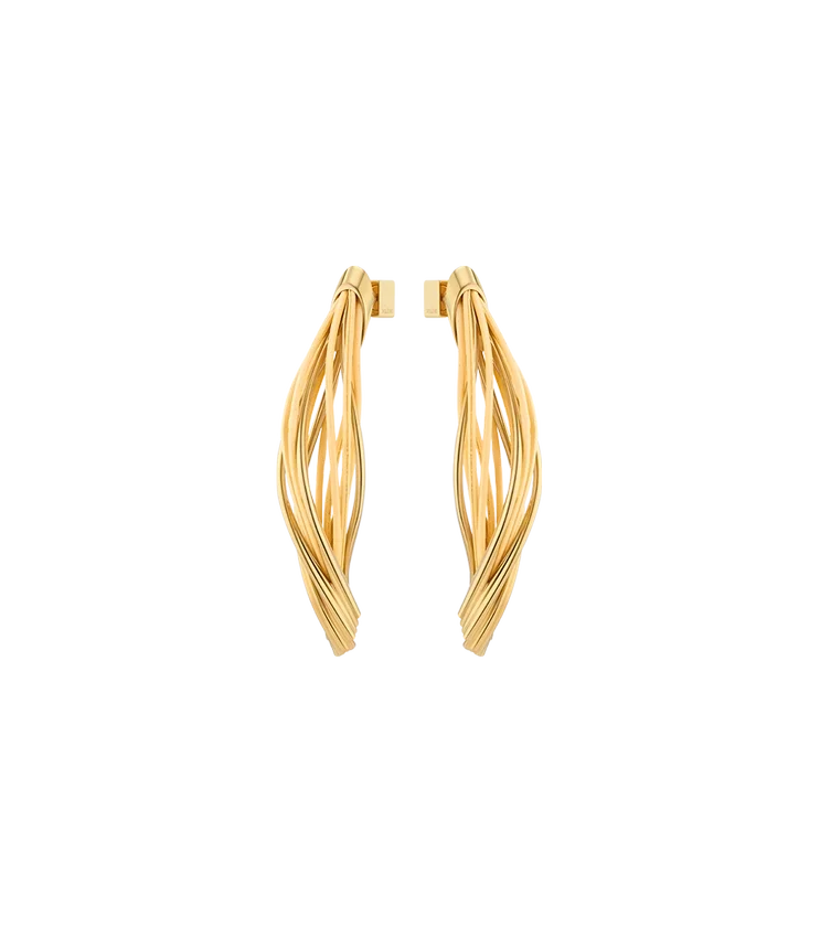 Boucles d’oreilles pendantes Rozo Édition Rattan