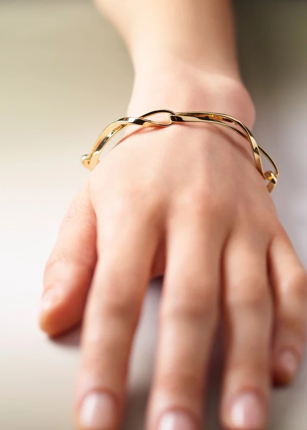 Bracelet à chaîne Éole, édition plaquée or carat