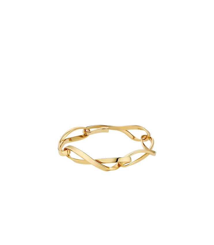 Bracelet à chaîne Éole, édition plaquée or carat