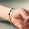 Bracelet à chaîne Éole, édition plaquée or carat
