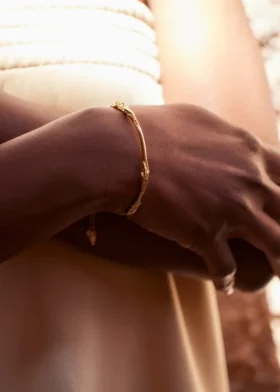 Bracelet Eroz Edition plaqué or 24 carats