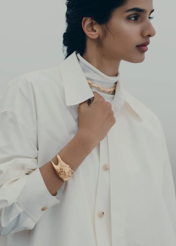 Bracelet Eroz Edition plaqué or 24 carats