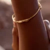 Bracelet Eroz Edition plaqué or 24 carats