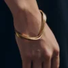 Bracelet Éole, édition plaquée or