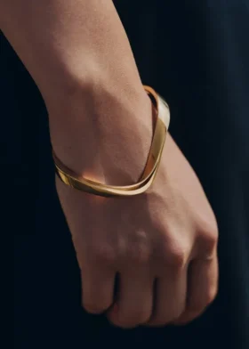 Bracelet Éole, édition plaquée or