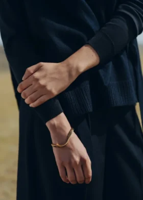 Bracelet Éole, édition plaquée or