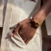 Bracelet Éole, édition plaquée or 24 carats