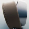 Bracelet Ormé Edition Argent rhodié avec cuir taupe