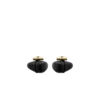 Clous d’oreilles Téré, édition marbre noir