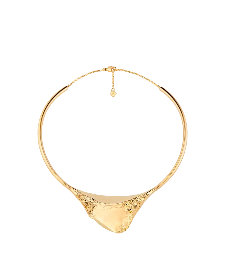 Collier Eroz, édition plaquée or 24 carats