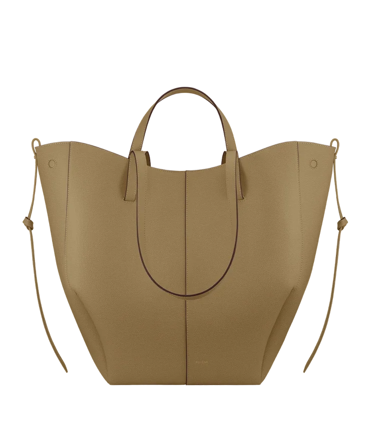 Cyme Tote Édition olive fumé texturé