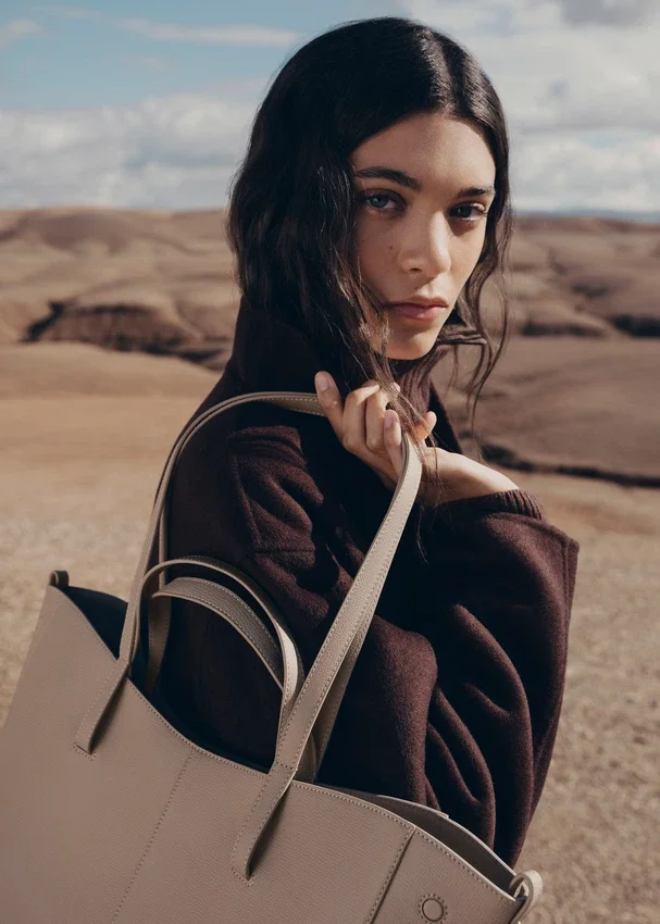 Cyme Tote Edition Taupe texturé