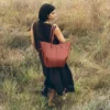 Cyme Tote Edition, texture « Terracotta »