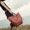 Cyme Tote Edition, texture « Terracotta »