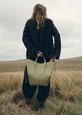 Cyme Tote Edition, texture tilleul