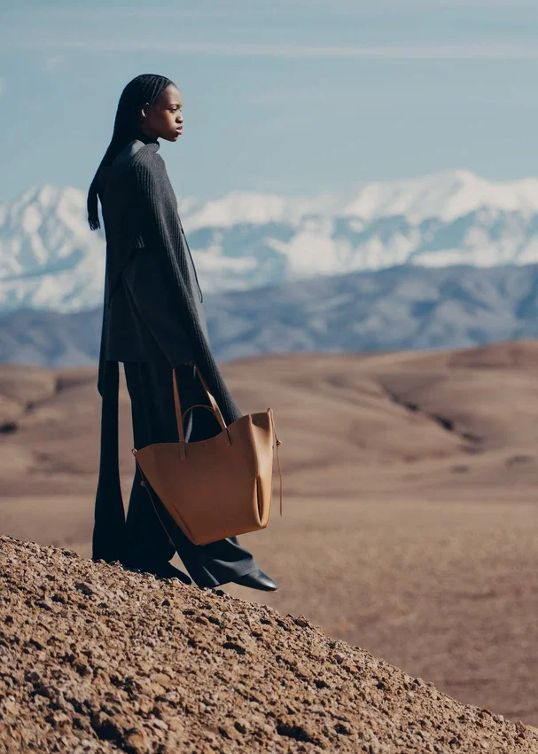 Cyme Tote Edition Textured Camel
