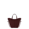 Cyme Tote Nano Édition Cerise noire texturée