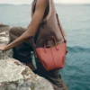 Cyme Tote Nano Edition, terre cuite texturée
