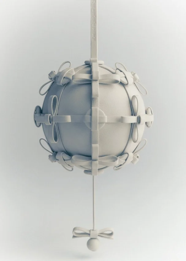 Édition « Button Bow Sphere » Porcelain