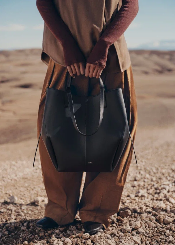 Édition Cyme Tote, noir texturé