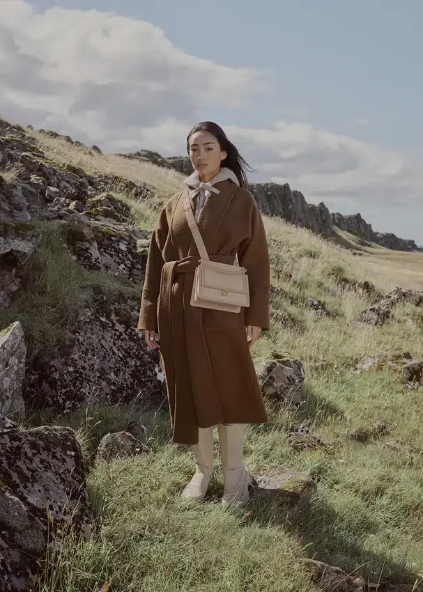 Édition Numéro Sept Duo en toile taupe
