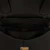Mokki Edition Noir texturé avec surpiqûres écru