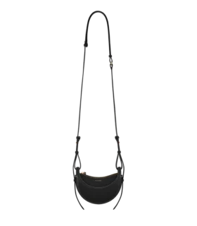 Numéro Dix Micro Edition Noir lisse avec surpiqûres écru