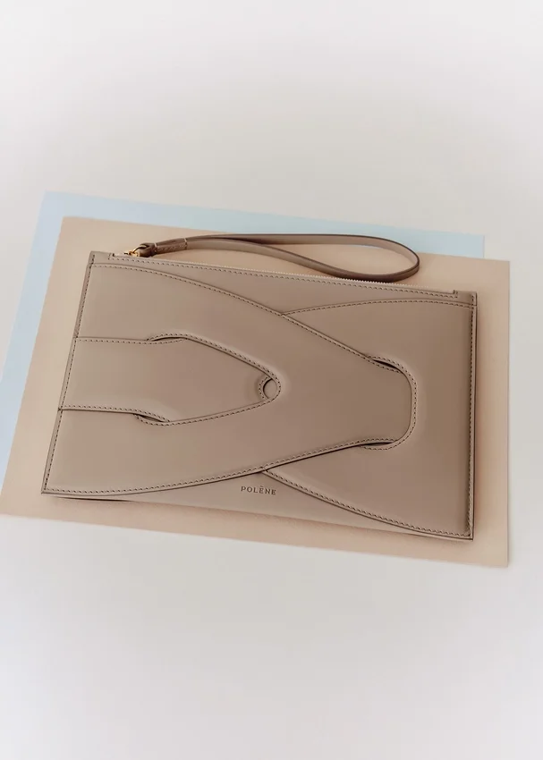 Pochette Nodde, édition taupe
