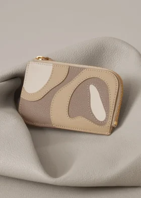 Porte-cartes Atla Édition Trio Taupe