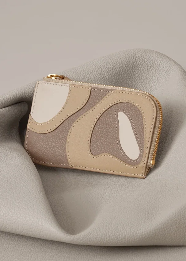 Porte-cartes Atla Édition Trio Taupe