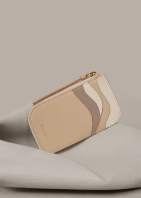 Porte-cartes Atla Édition Trio Taupe