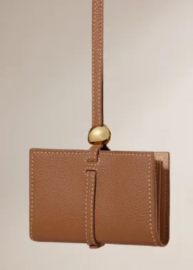 Porte-cartes Kayé Edition Textured Duo Camel