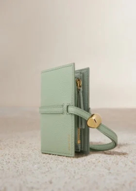Porte-cartes Kayé Edition Textured Duo Fresh Almond