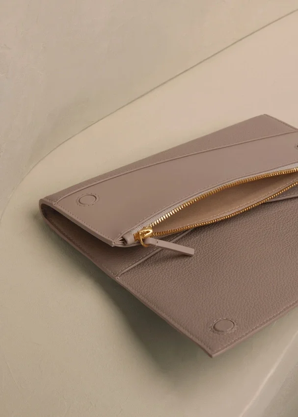 Portefeuille Sierra Edition Duo Taupe